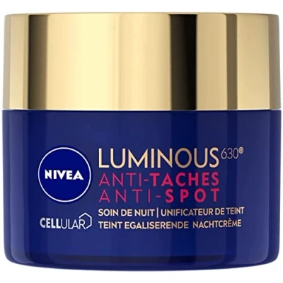 Immagine di NIVEA Luminous 630 crema da notte (1 x 50 ml), anti pigmento, cura notturna, invecchiamento, per donne