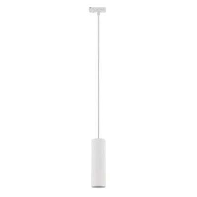 Immagine di Lampada a binario &#039;Linaro&#039; (Moderno) colore Bianco, in Metallo ad es. Soggiorno &amp; Sala da pranzo (1 luce, GU10) di Lindby monofase, faretti su