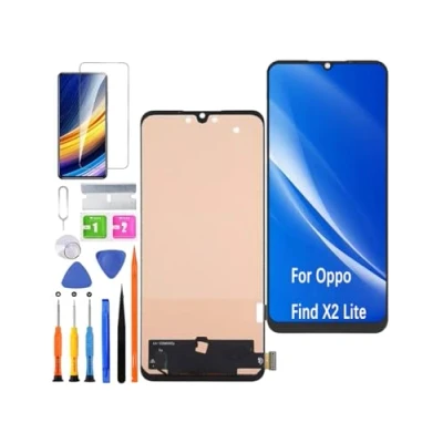 Immagine di HLYGZX Display di ricambio per LCD Oppo Find X2 Lite TFT, CPH2005 Touch Digitizer Assembly Kit riparazione (senza impronte digitali)