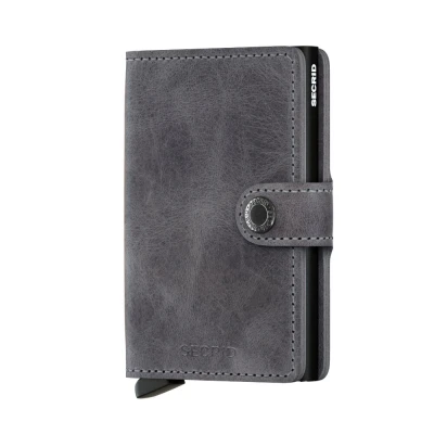 Immagine di Secrid Miniwallet Vintage Grey Black Incisione gratuita
