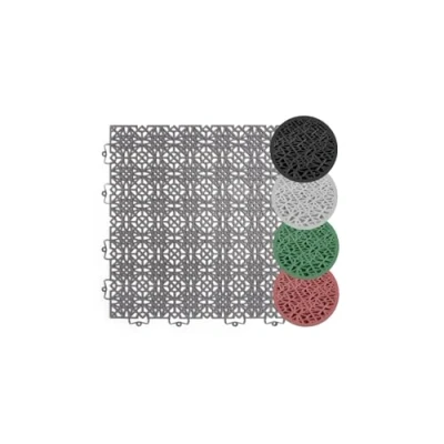 Immagine di andiamo Terra sol Piastrelle per terrazze, Sistema a Scatto, Pannelli in plastica Esterni, balconi, Pavimenti Balcone, Resistente alle intemperie, Pannello