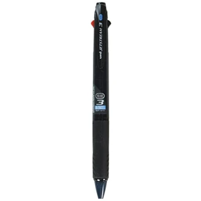 Immagine di uni SXE340005T.24 Penna a sfera Jetstream 3 colori: nero, rosso, blu, 0,5 mm, nero trasparente
