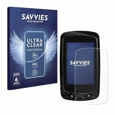 Immagine di savvies (6 Pezzi Pellicola Protettiva per Garmin Edge 810 Protezione Schermo Trasparente