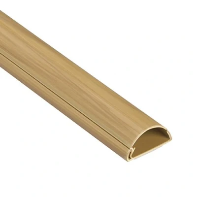 Immagine di D Line 1M3015O, Passacavi, Canalina Tubo Copricavi, Passacavi Pavimento 30 x 15 mm 1 m Lunghezza Effetto Quercia
