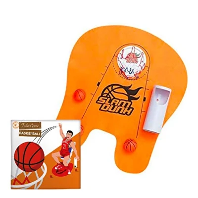 Immagine di Gioco di Basket Toilet Set Completo per WC/WC qualità Premium 1 Mat Rete con Ventose 3 Mini Palline da Supporto OriginalCup®