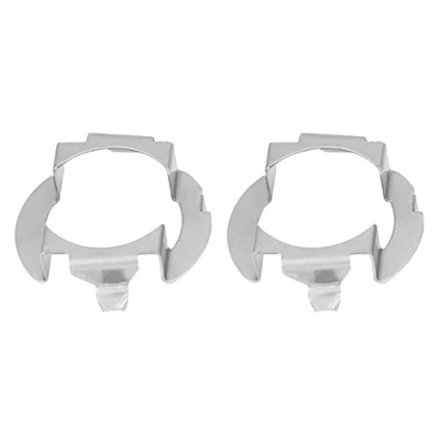 Immagine di Keenso 1 Paio di Supporto per Fermo Adattatore Faro a LED H7 Lampadina automobilistico