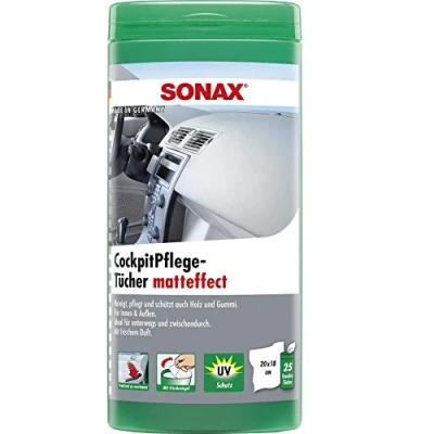 Immagine di SONAX 04158410 Confezione di salviette detergenti per superfici in plastica