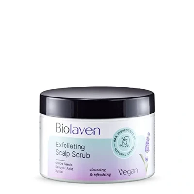 Immagine di BIOLAVEN Scrub Cuoio Capelluto 150 ml Capelli per tutti i Tipi di Pelle Peeling Vegano