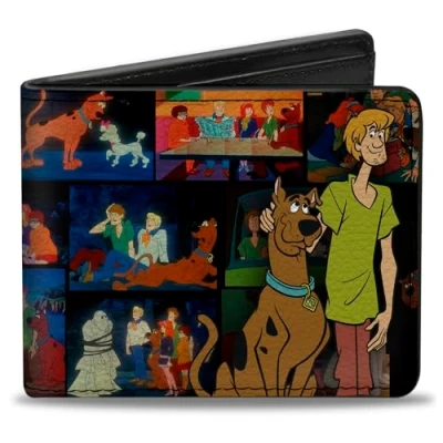 Immagine di Buckle Down Scooby Doo &amp; Shaggy Pose/Scene Blocks + Portafoglio Doo! Multicolore Dimensione 4,0 x 3,5