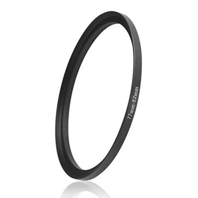Immagine di Ares Foto® STEP UP Filter Adapter, anello adattatore del filtro, In alluminio fresato a CNC (77mm 82mm)