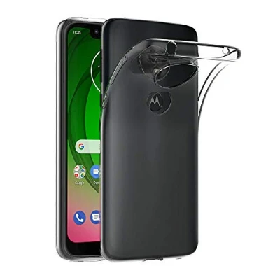 Immagine di AICEK Cover Moto G7 Play, Play Silicone Case Molle di TPU Trasparente Sottile Custodia per Motorola (5.7 Pollici)