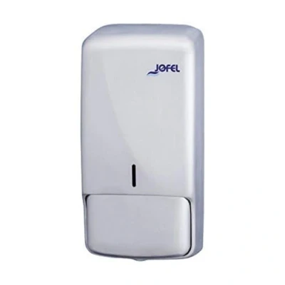 Immagine di Jofel Distributore di sapone a parete, ricaricabile con liquido, capacità 0,85 l, sapone, resistente agli atti vandalici e robusto antigoccia anticorrosione Futura AC53050
