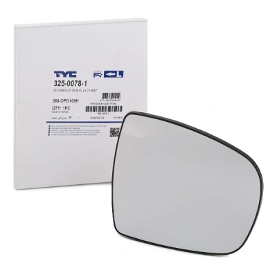 Immagine di TYC 325 0078 1 Vetro Specchio Retrovisore Sx Sezione superiore RENAULT: TRAFIC 2 Kasten, Bus, OPEL: Vivaro A Van, Combi