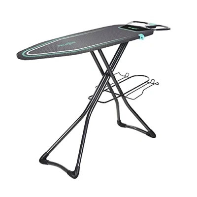 Immagine di Minky Ergo Plus Mint Prozone Asse da stiro, 122 x 38 cm, colore: Nero