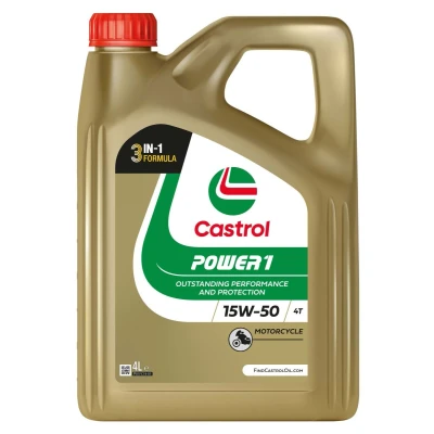 Immagine di Castrol Power 1 4T 15W 50 4l Olio motore 15F589