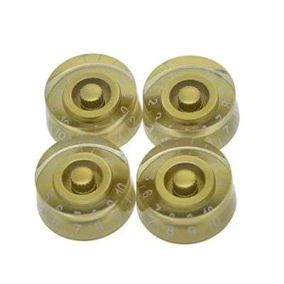 Immagine di Dopro 4pcs Guitar Speed Dial manopole manopola di controllo Fits LP chitarra, Gold