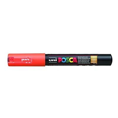 Immagine di Uni ball Posca PC 1M Pennarello a punta extra fine Tratto larghezza 0,7 mm arancione