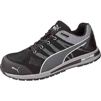 Immagine di PUMA Elevate Knit Black Low 643160 43 scarpe di sicurezza S1P Taglia delle (EU): Nero, Grigio 1 pz.