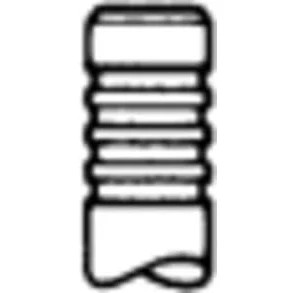 Immagine di TRW Engine Component 22183 valvola Aspirazione 53,6 stelo cromato, Terminale temprato