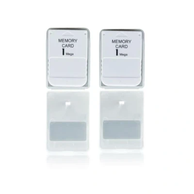 Immagine di WICAREYO 2PCS Schede di Memoria da 1 MB per Playstation One PS1 Console Mega Memory Card