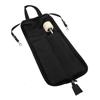 Immagine di Dilwe Borsa per Bacchette, 5 Colori Custodia Bacchette Appendere Bacchetta Portatile con Manico(Nero)