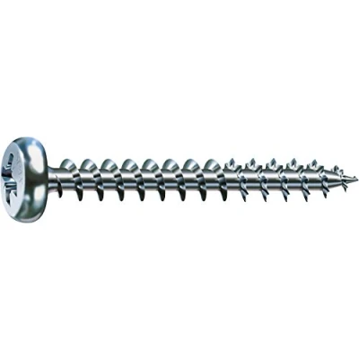 Immagine di Spax T STAR plus 0/1031/001/5,0/45/01 Vite universale con testa a semisferica Z, 4CUT, filettatura piena, lucida Zincata tramite galvanizzazione, lucida, 5,0 x 45 mm