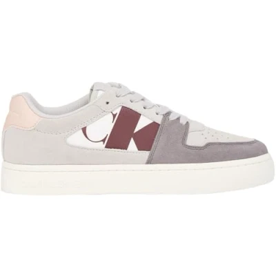 Immagine di Calvin Klein Jeans Classic Cupsole NBS Mix YW0YW01612, Scarpe da Ginnastica Donna, Grigio (Oyster Mushroom/Stormfront), 36 EU