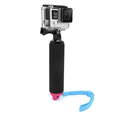Immagine di MyGadget Bastone Galleggiante per Action Camera Impugnatura Impermeabile Braccio Hand Grip GoPro Hero 10 9 8 7 Xiaomi Yi Insta360 Rosa