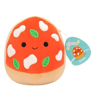 Immagine di Squishmallows SQCR06583 Peluche ufficiale Jazwares Sanda la pizza, 19 cm