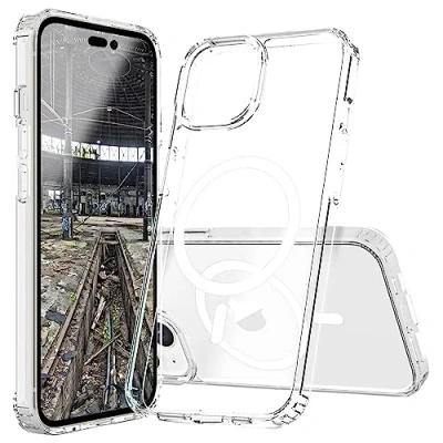 Immagine di JT Berlin Pankow Clear MagSafe Backcover per cellulare Apple iPhone 13 Trasparente Compatibile con MagSafe, Anti urti