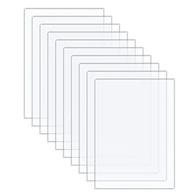 Immagine di Langaelex 20 Lastre Plexiglass 13x18cm (Spessore 1mm) Metacrilato Trasparente per Cornice Foto, Visualizzazione di Progetti, Pittura (5 * 7 pollici)