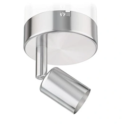 Immagine di ledscom.de Plafoniera/applique LUNARA, acciaio inox opaco, 1x GU10 max. 25W, lampada a soffitto, spot faretto faretto, Led, lampada, interno, soggiorno, cucina, corridoio,