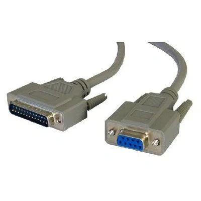 Immagine di Cable Core Cavo da 9 Pin seriale femmina a 25 maschio, lunghezza: 5 m