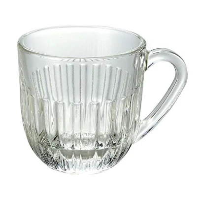 Immagine di La Rochere Ouessant tazza Expresso in vetro, da espresso, vetro pressato, trasparente con scanalature, 1 pezzo