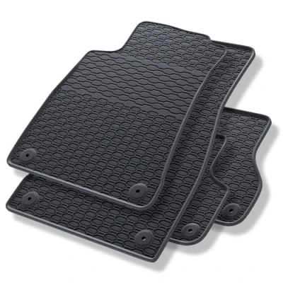 Immagine di Mossa Tappetini auto in gomma compatibili con Audi A4 B9 (2015 2023) tappeti neri