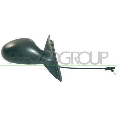 Immagine di Specchietto retrovisore esterno Prasco ST0337113 Dx nero manuale regolabile dall&#039;interno, Regolazione:comando cavo flessibile, convesso SEAT: Ibiza 3
