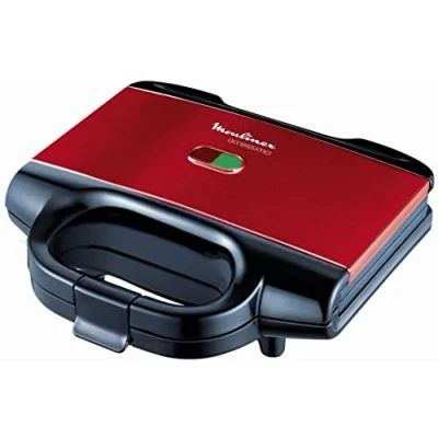 Immagine di Moulinex SM180811 Croque Accessimo, Piastra tostapane, 650W, Rosso/Nero