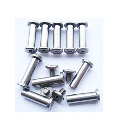 Immagine di Danuland Bulloni Corby per coltelli tascabili, perni pieghevoli, EDC rivetti a vite rivetti, borchie manico di coltello fai da te, confezione 10 (17mm)