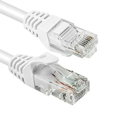 Immagine di VulTech TAAU100 UTP WH Cavo di Rete 10m CAT.6 Ethernet Gigabit Lan (RJ45) 10/100/1000Mbit/s Patch Compatibile con CAT.5 / CAT.5e CAT.7 24 AWG Bianco
