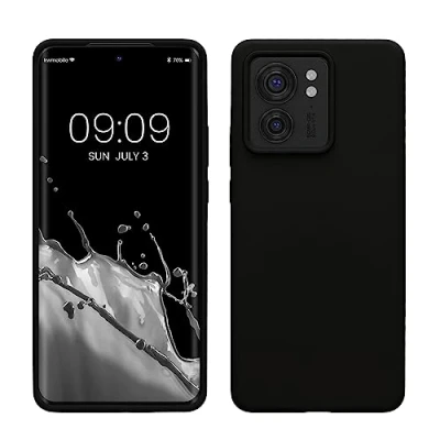 Immagine di kwmobile Cover per Motorola Edge 40 Custodia Back Case Smartphone in Silicone TPU Protezione Gommata nero