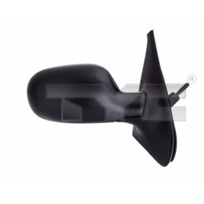 Immagine di Specchio retrovisore esterno Tyc 328 0013 Dx nero Regolazione:comando cavo flessibile, convesso RENAULT: CLIO 2, 2 Kasten