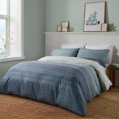 Immagine di Fusion Fairhaven Set copripiumino King Size in blu