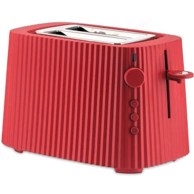 Immagine di Alessi Toaster Plissé Red 6 settings Michele de Lucchi MDL08 R