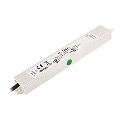 Immagine di ALIMENTATORE TRASFORMATORE 30 W 2,5 A STABILIZZATO 220V 12 V DC WATERPROOF IP67 STRISCE LED DRIVER 30W