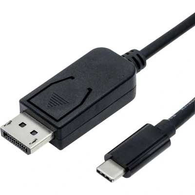 Immagine di Value USB C® / DisplayPort Cavo adattatore Spina C®, 1.00 m Nero 11.99.5845