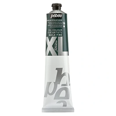 Immagine di PEBEO Fine Studio XL Colore ad Olio per Pittura, Verde (Smeraldo), 200 ml
