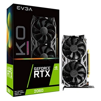Immagine di EVGA TARJETA GRAFICA 6GB GDDR6 GEFORCE RTX 2060 KO ULTRA GAMING 06G P4 2068 KR