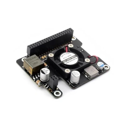 Immagine di IBest Poe Hat per Raspberry Pi 5, Power Over Ethernet (F) Scheda di Espansione con Dissipatore Calore in Metallo, IEEE 802.3af/at Conforme, Ad Alta Potenza, Ventola Raffreddamento a Bordo
