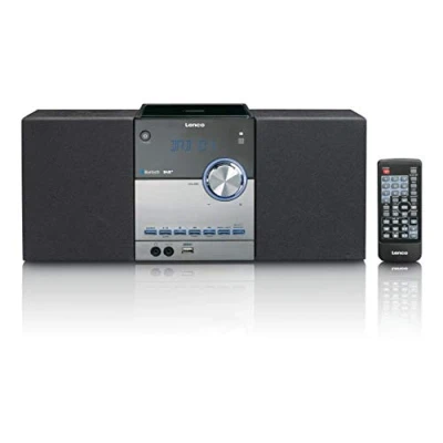 Immagine di Lenco Compact Stereo MC 150 con DAB +, radio FM, lettore CD / MP3, Bluetooth e USB, telecomando, 2 x 10W nero
