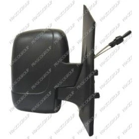 Immagine di Specchio retrovisore esterno Prasco FT9237053 Dx nero manuale regolabile dall&#039;interno, per funzionamento di 2 specchi PEUGEOT: Partner II Tepee